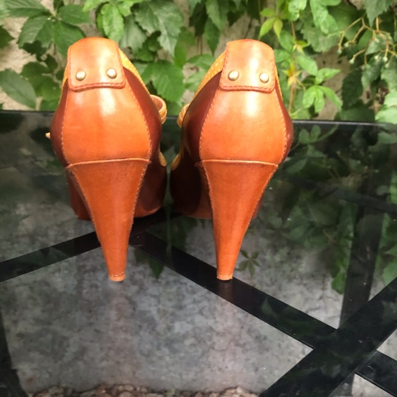 Fossil tonal browns strappy pumps 8.5 - Picture 5 of 8